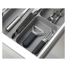 Portaposate regolabile in plastica PLASTICO / Bianco-antracite