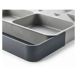 Portaposate regolabile in plastica PLASTICO / Bianco-antracite