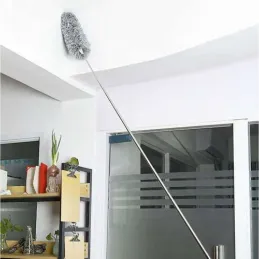 Spolverino telescopico in microfibra con due accessori / Grigio
