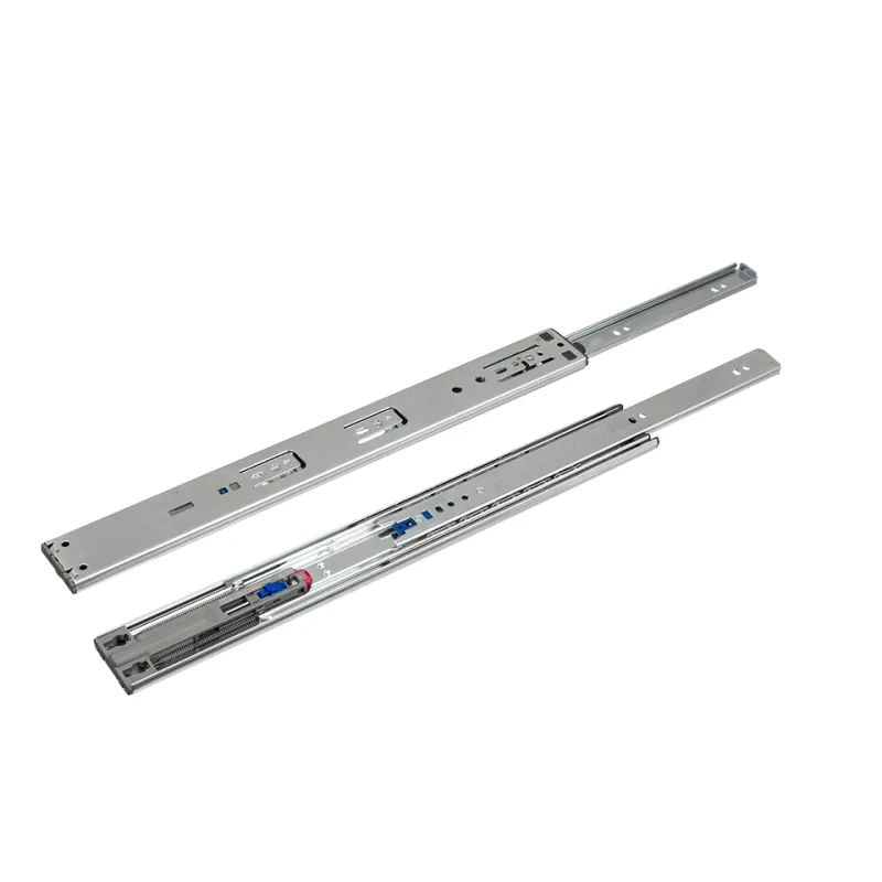 Guida per cassetti con cuscinetti e chiusura ammortizzata EXLUSIVA 45 mm / Nichel
