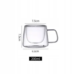 Tazza termica da tè GLANCE 200 ml / Trasparente