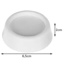 Piedini antivibrazione per elettrodomestici e mobili / Grigio - set da 4 pezzi