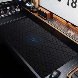 Tappetino per tastiera e mouse GAME XXL / Nero