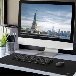 Tappetino per tastiera e mouse OFFICE / Nero