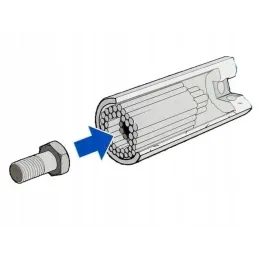 Chiave a bussola universale 7–19 mm / Nichel