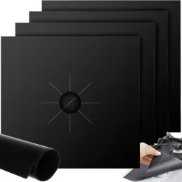 Set di 5 supporti per bruciatori del piano cottura a gas / Nero