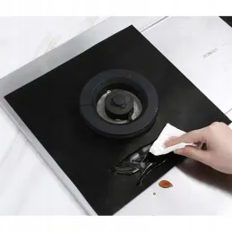 Set di 5 supporti per bruciatori del piano cottura a gas / Nero