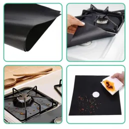 Set di 5 supporti per bruciatori del piano cottura a gas / Nero