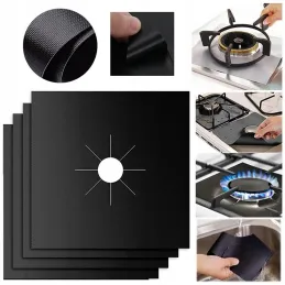 Set di 5 supporti per bruciatori del piano cottura a gas / Nero