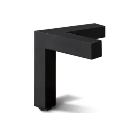Piedino per mobili BLAND / Nero opaco strutturato