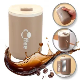 Borraccia termica di design con cannuccia GLAMM 500 ml / Marrone