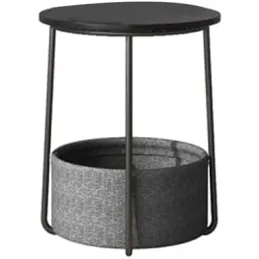 Tavolino da salotto laterale HOME / Nero