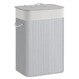 Cesto portabiancheria GLAMUR 72L / Grigio