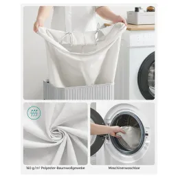 Cesto portabiancheria GLAMUR 72L / Grigio
