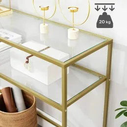 Cassettiera in metallo REGALO LUX DUO / Oro opaco