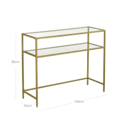 Cassettiera in metallo REGALO LUX DUO / Oro opaco