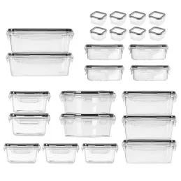 Set da 24 contenitori per alimenti antibatterici FRESH / Trasparenti