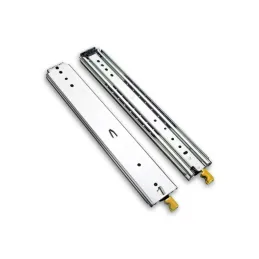 Coulisse per cassetti con cuscinetti e blocco da 53 mm – per carichi pesanti – portata fino a 220 kg