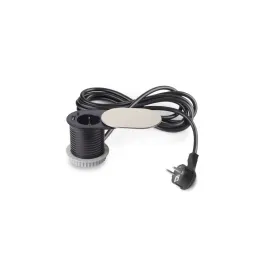 Presa elettrica VERTIKAL FAT 1x230V + 2xUSB A+C SCHUKO / Acciaio inox