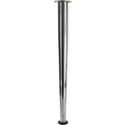 Set di 4 gambe da tavolo STAR / Cromo lucido