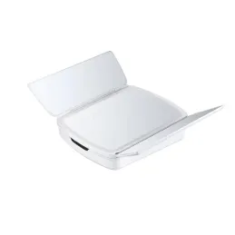 Specchio cosmetico con luce LED e organizer MIRACLE / Bianco