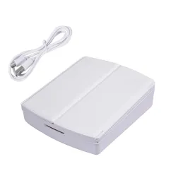 Specchio cosmetico con luce LED e organizer MIRACLE / Bianco