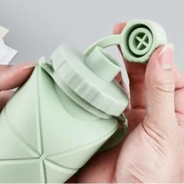 Borraccia in silicone FLEX 600 ml / Grigia