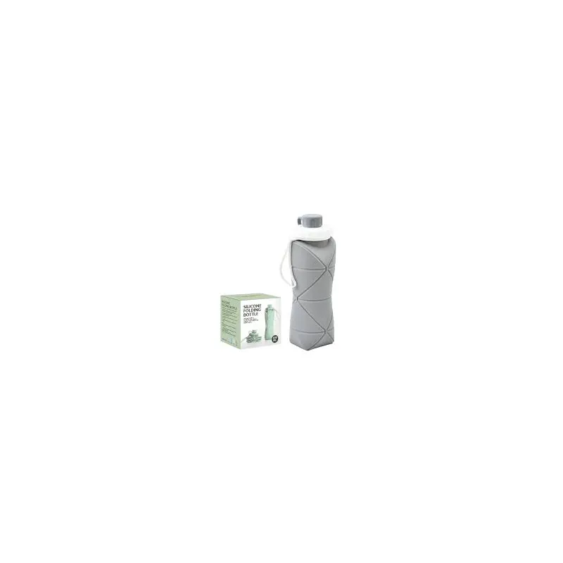 Borraccia in silicone FLEX 600 ml / Grigia