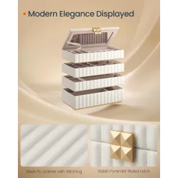 Portagioie di design BUGATI MAXI / Bianco-oro