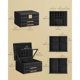 Portagioie di design BUGATI STYLE / Nero-oro