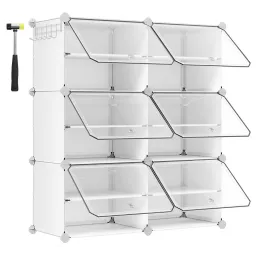 Scatola portascarpe componibile MODULAR FASHION da 6 pezzi / Bianco