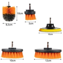 Set da 22 accessori per la pulizia per trapano a batteria / Arancione
