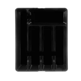 Portaposate regolabile UNIOS 280 - 450 mm / Nero opaco