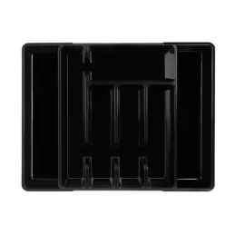 Portaposate regolabile UNIOS 280 - 450 mm / Nero opaco