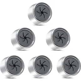 Set di 6 ganci porta asciugamani PROFA / Cromo lucido