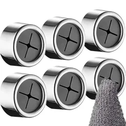 Set di 6 ganci porta asciugamani PROFA / Cromo lucido