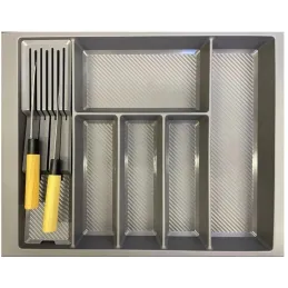 Portacoltelli per cassetto portaposate CRISTALL / Antracite