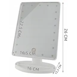 Specchio cosmetico con luce LED MIRAGE / Bianco