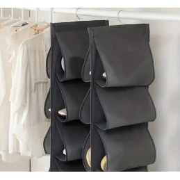 Organizzatore per scarpe per armadio EASY WAY / Nero