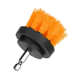 Set di 4 accessori per la pulizia per trapano a batteria / Arancione