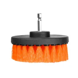 Set di 4 accessori per la pulizia per trapano a batteria / Arancione