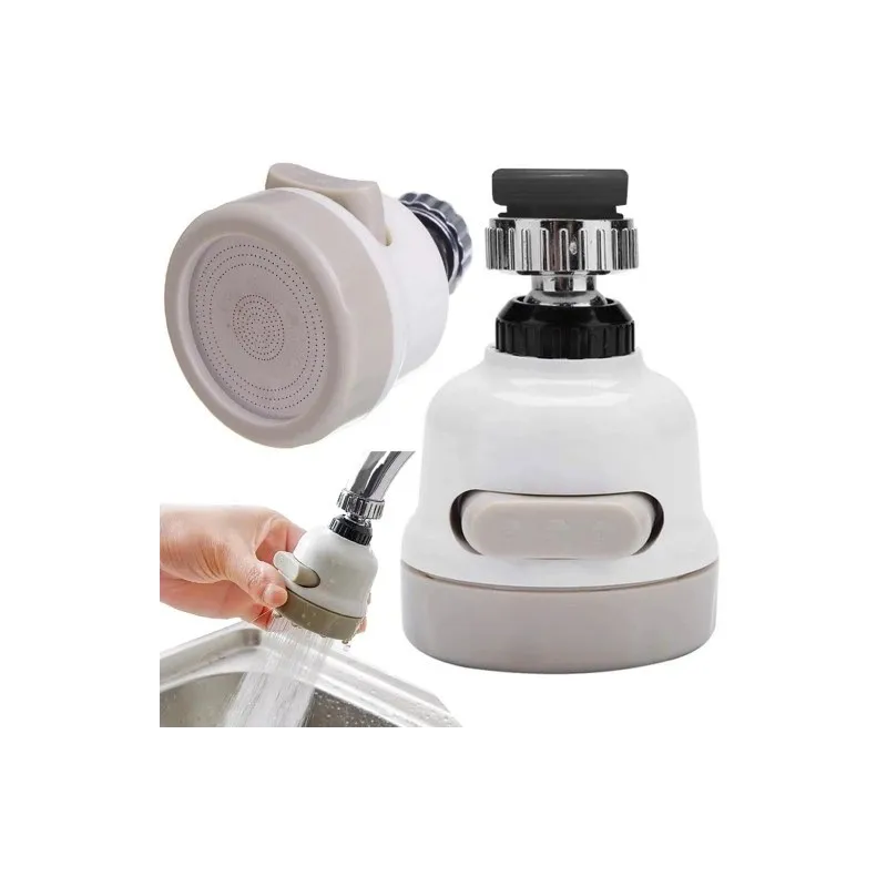 Aeratore per rubinetto con funzione doccia / Bianco