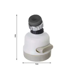 Aeratore per rubinetto con funzione doccia / Bianco