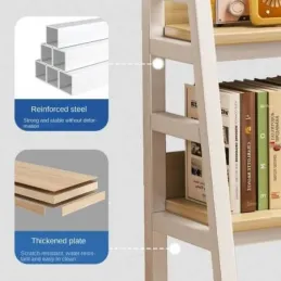 Mensola portaoggetti sopra la scrivania REGALO TABLE / Bianco - legno chiaro