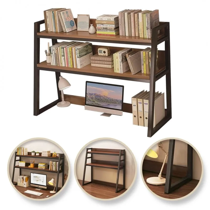 Mensola portaoggetti da tavolo REGALO TABLE / Nero - legno scuro