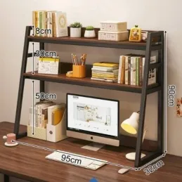 Mensola portaoggetti da tavolo REGALO TABLE / Nero - legno scuro