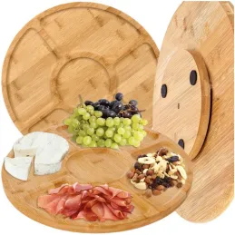 Tagliere girevole per alimenti AGRO / Legno di bambù
