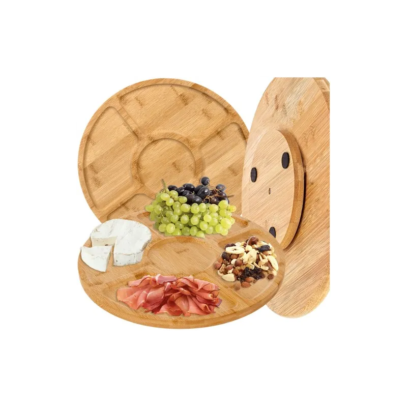 Tagliere girevole per alimenti AGRO / Legno di bambù