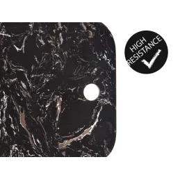 Tagliere MARBLE LUX / Legno naturale + marmo nero