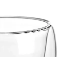 Set di 6 bicchieri termici per caffè e bevande VIVALTO da 325 ml / Trasparenti